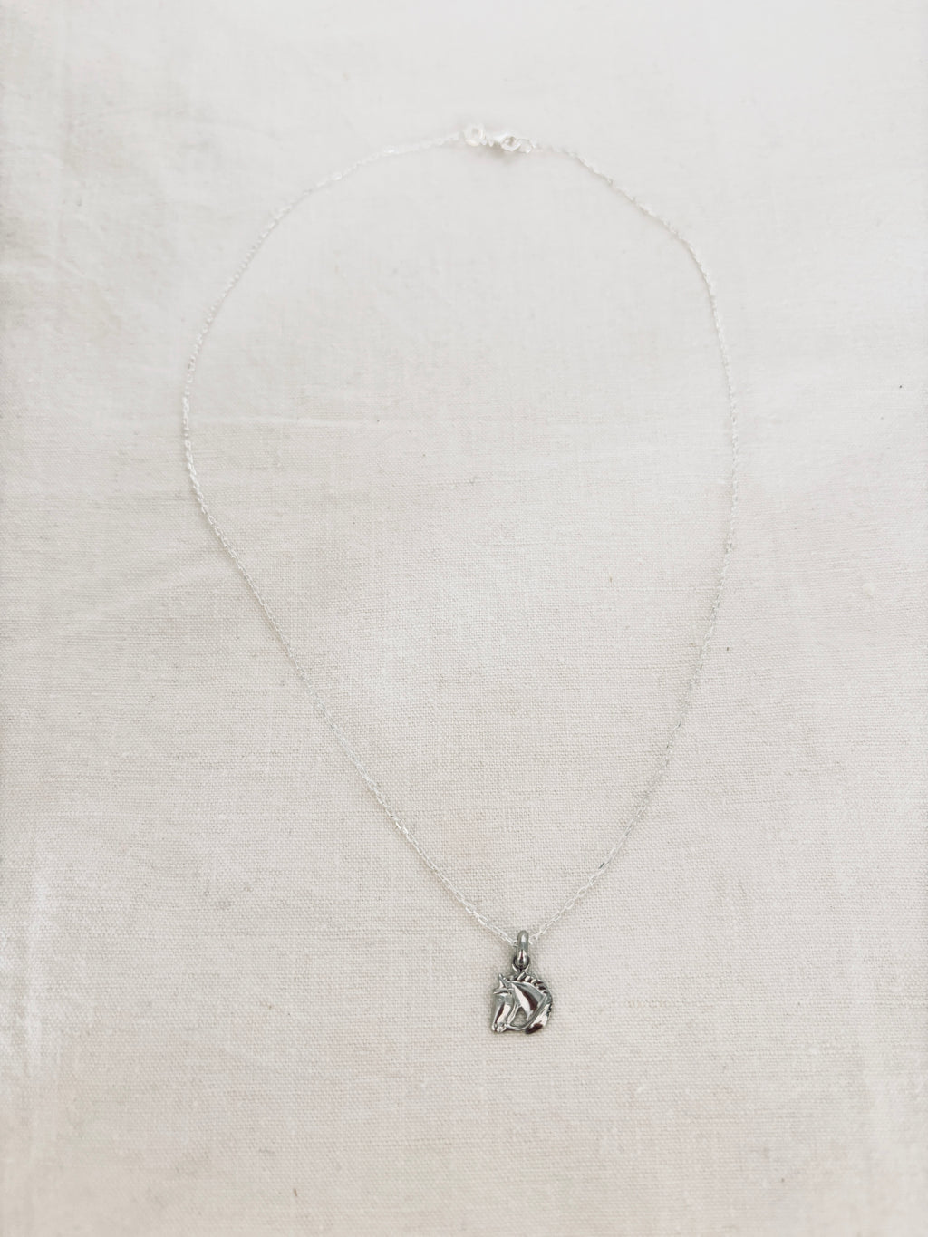 Collier Cheval Clarisse Argent