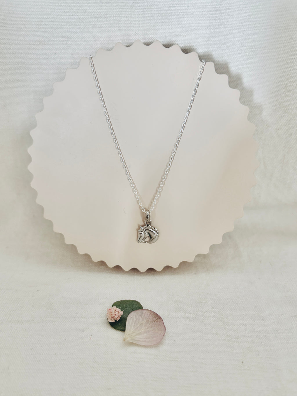 Collier Cheval Clarisse Argent
