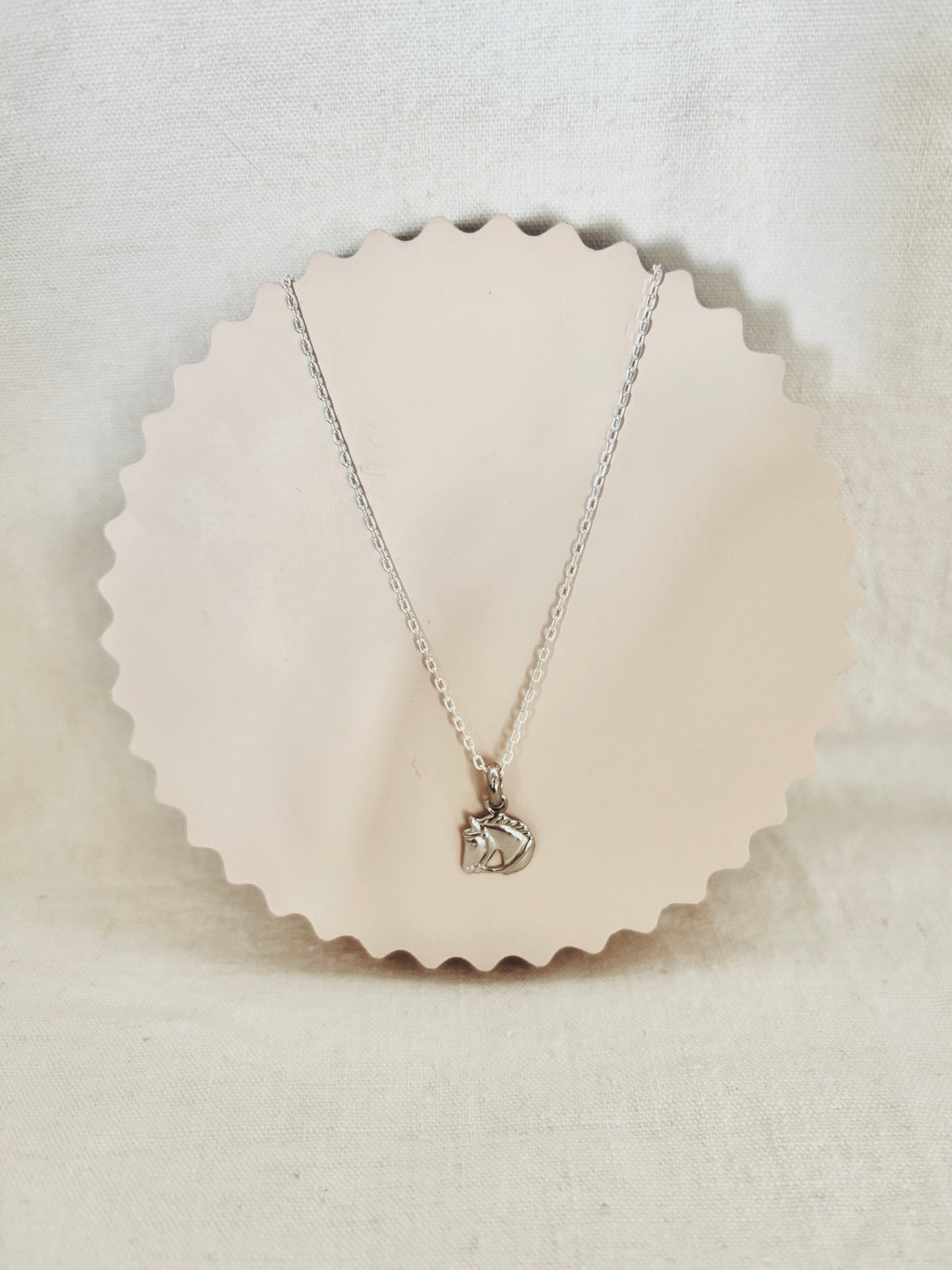 Collier Cheval Clarisse Argent