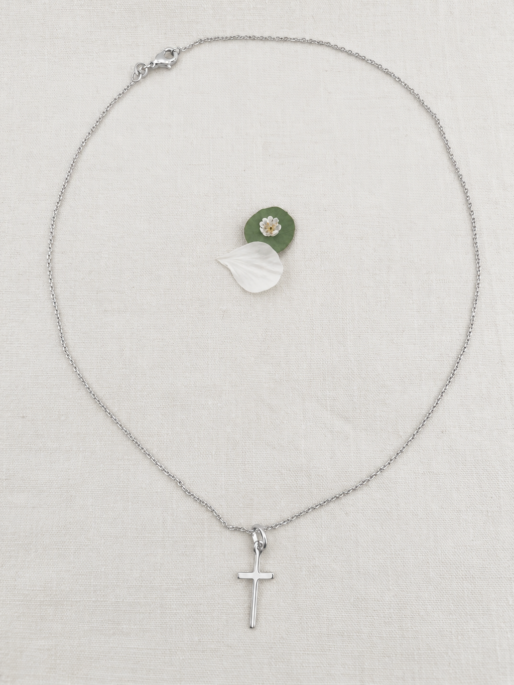 Pendentif Croix Fine Célie Argent