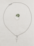 Pendentif Croix Fine Célie Argent