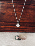 Collier Lettre Médaille Gabriel Argent