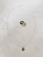 Collier Lettre Médaille Gabriel Argent