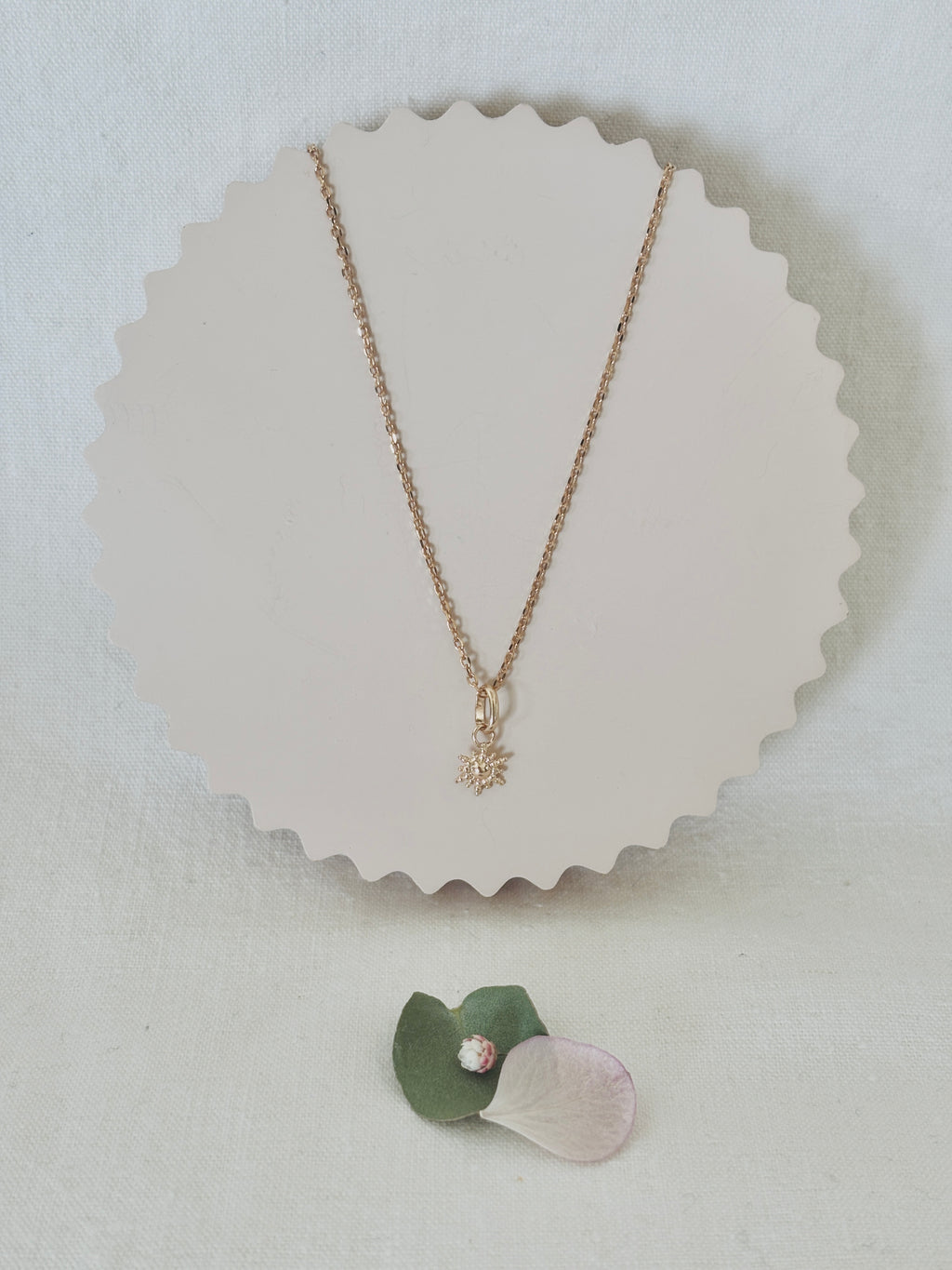 Collier Soleil Solyne Plaqué Or
