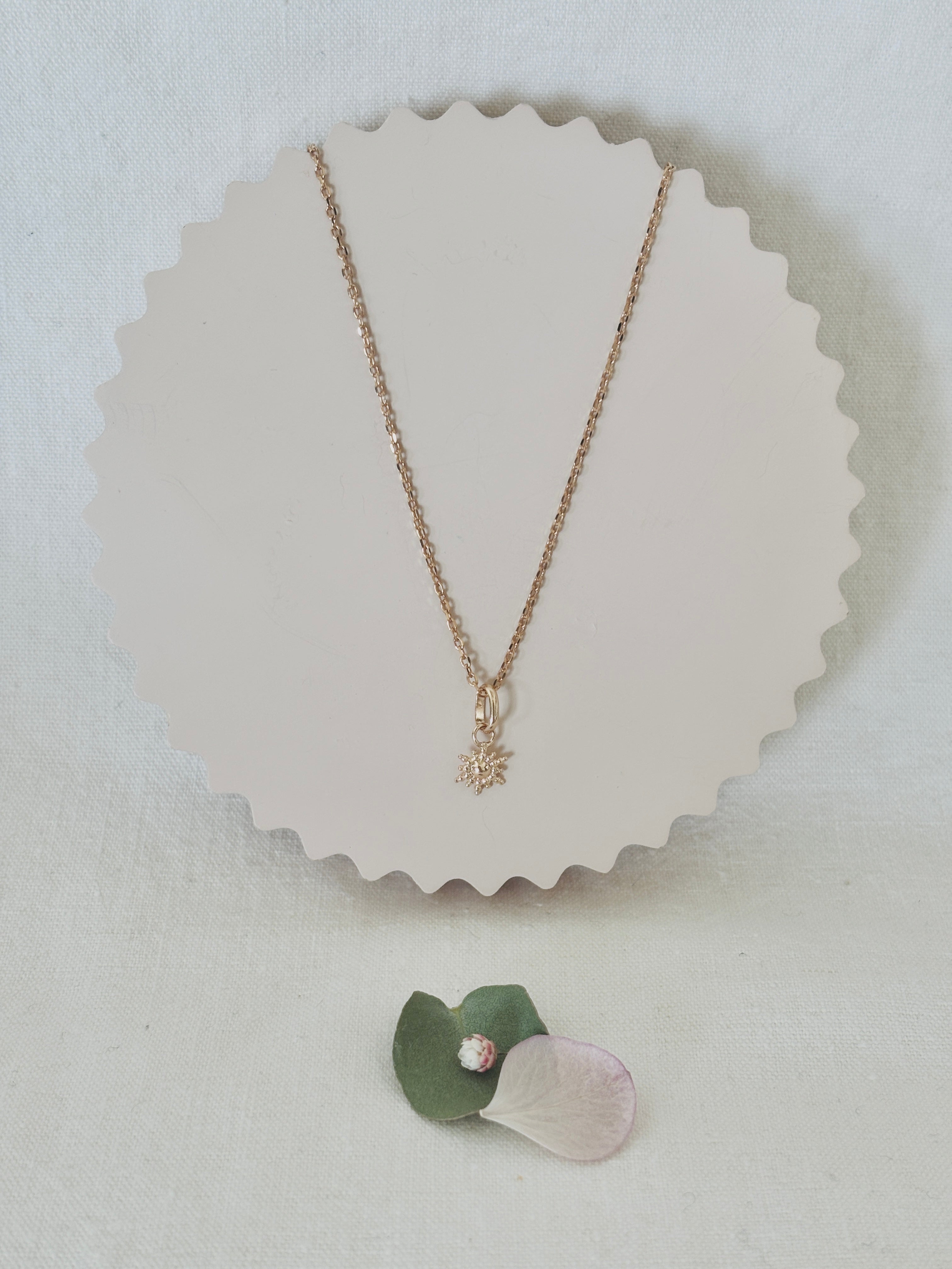 Collier Soleil Solyne Plaqué Or