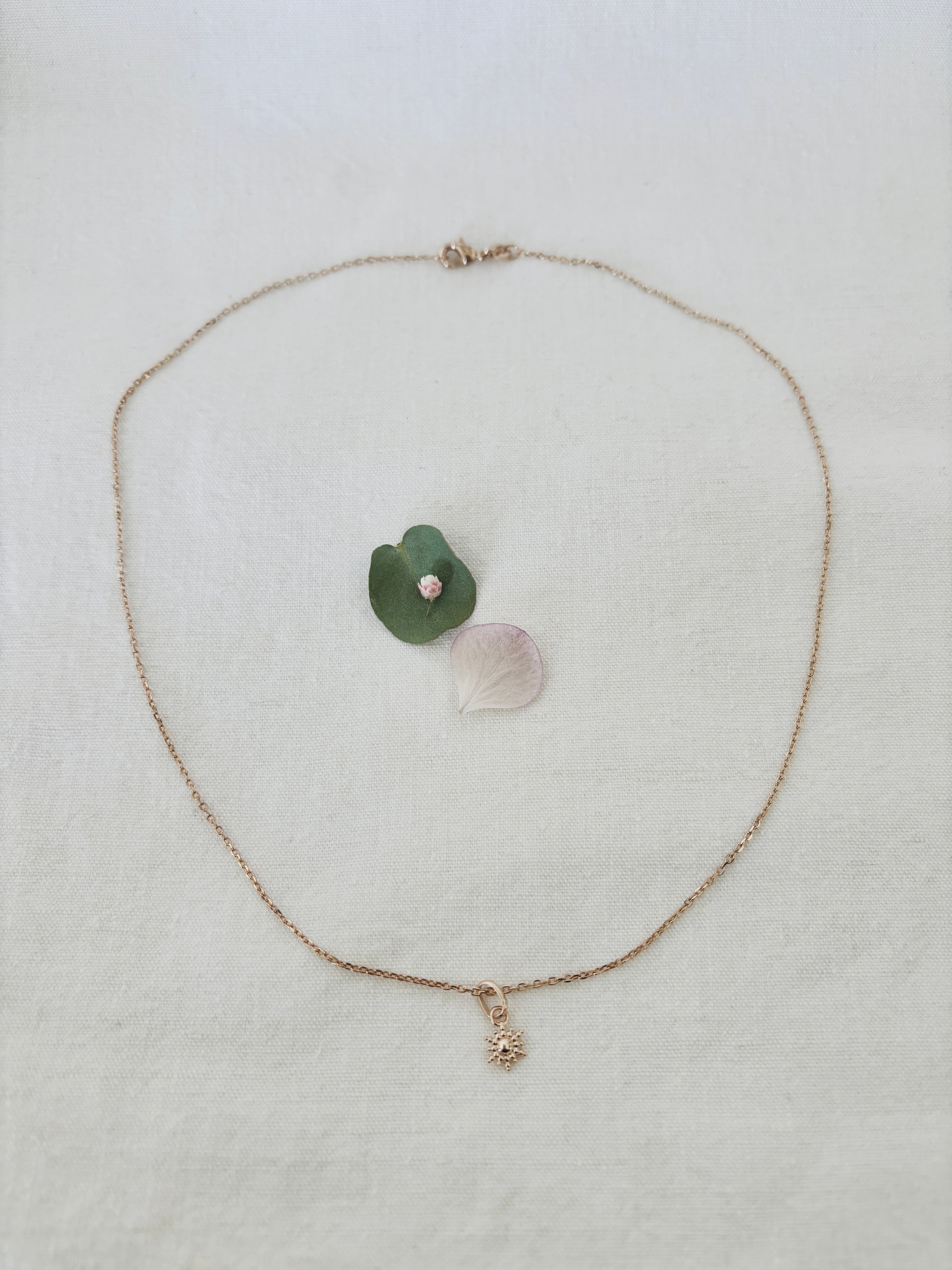 Collier Soleil Solyne Plaqué Or