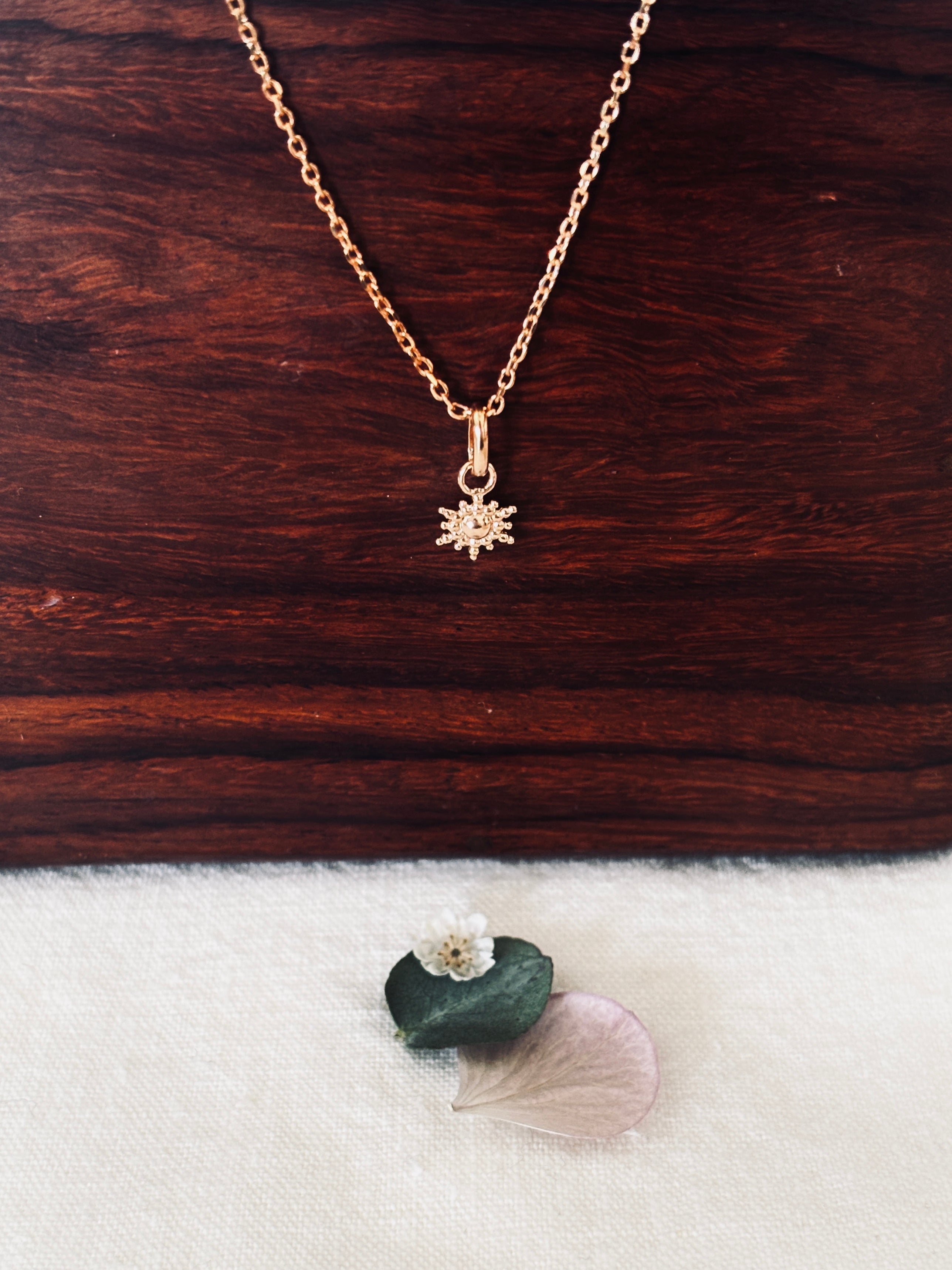 Collier Soleil Solyne Plaqué Or