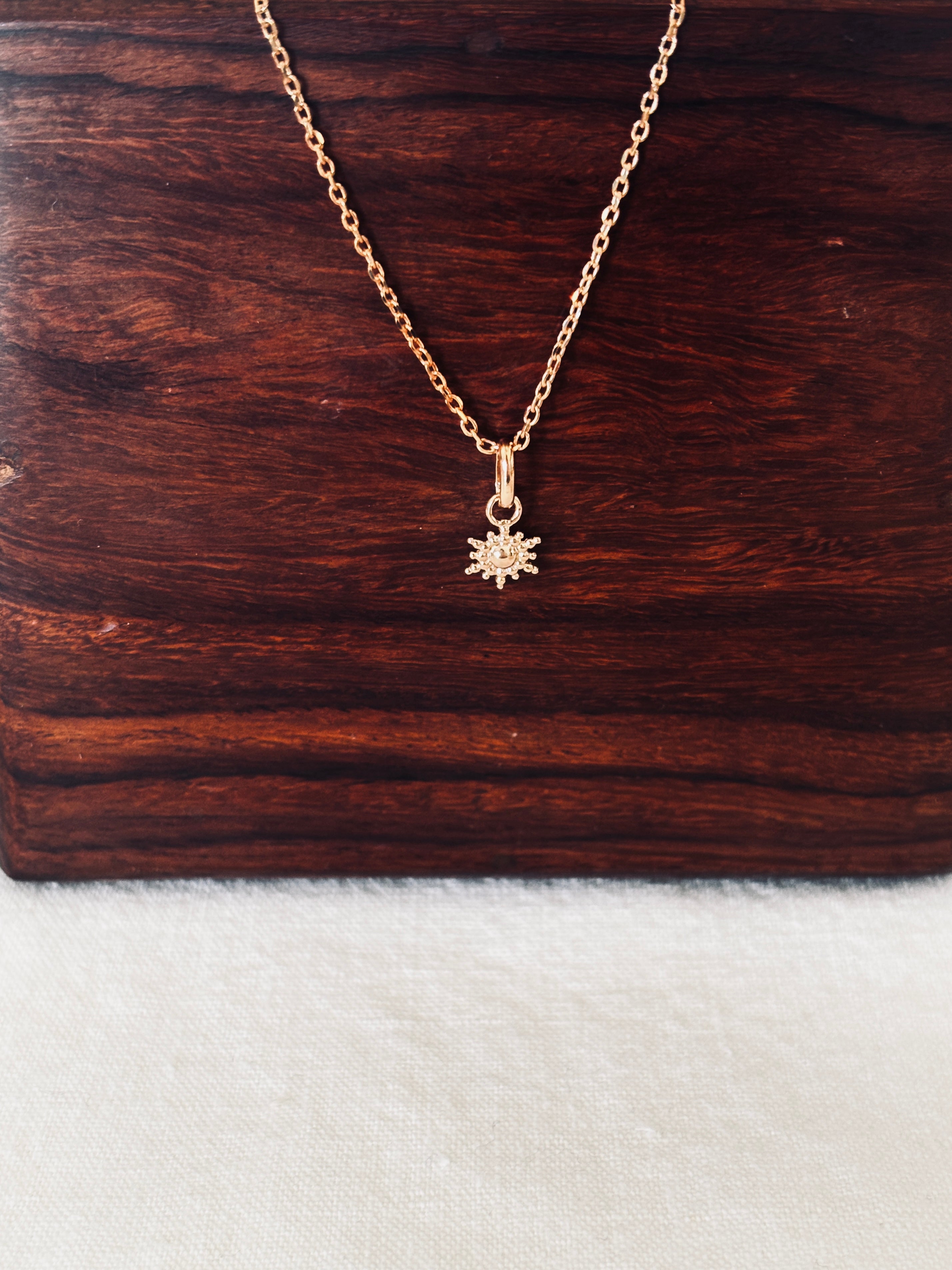 Collier Soleil Solyne Plaqué Or