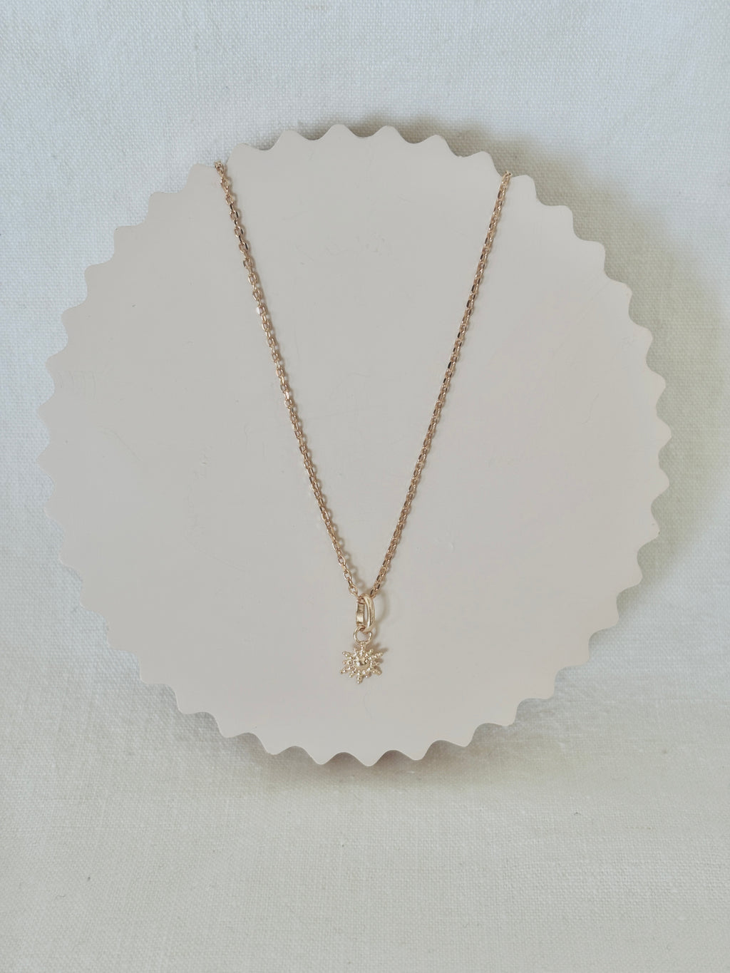 Collier Soleil Solyne Plaqué Or