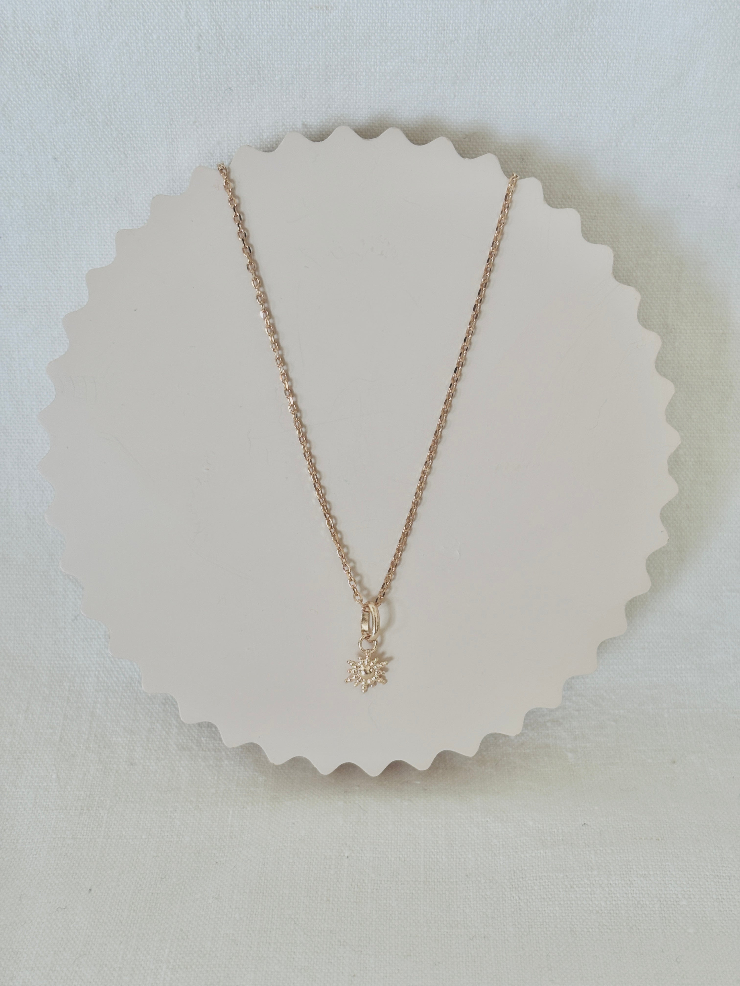 Collier Soleil Solyne Plaqué Or