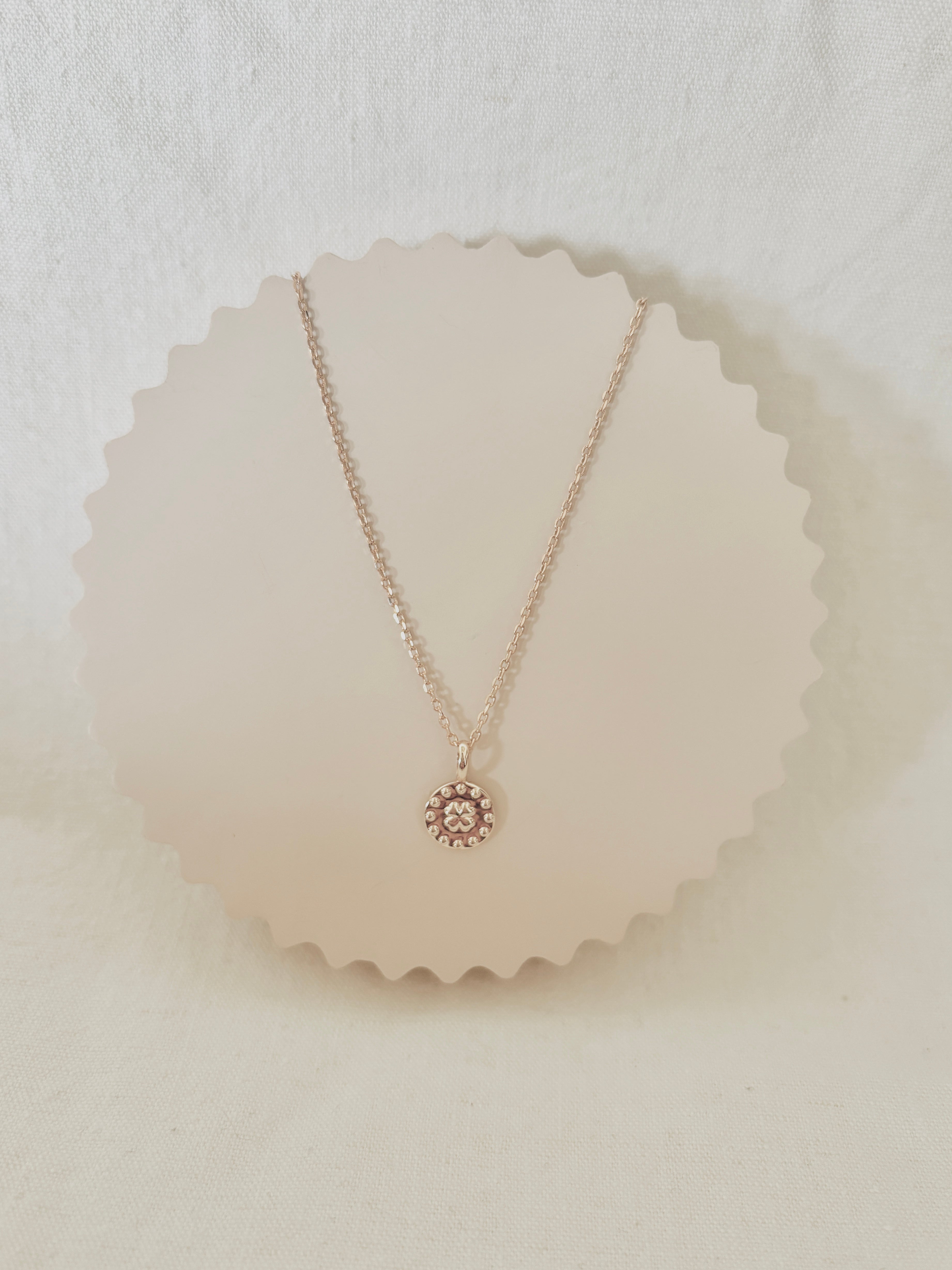 Collier Trèfle Thaïs Plaqué Or