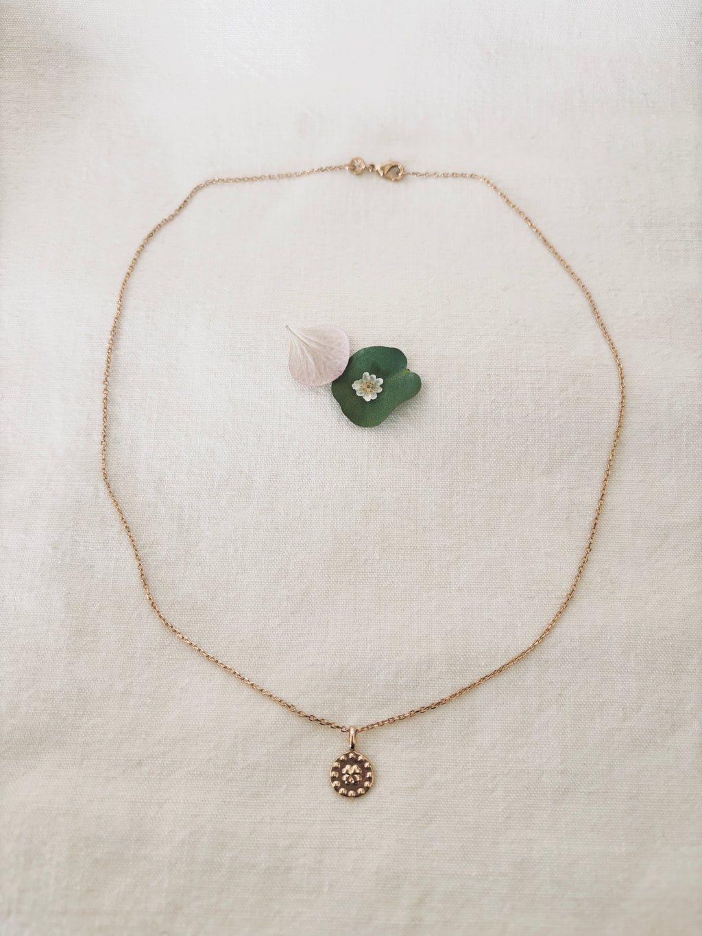 Collier Trèfle Thaïs Plaqué Or