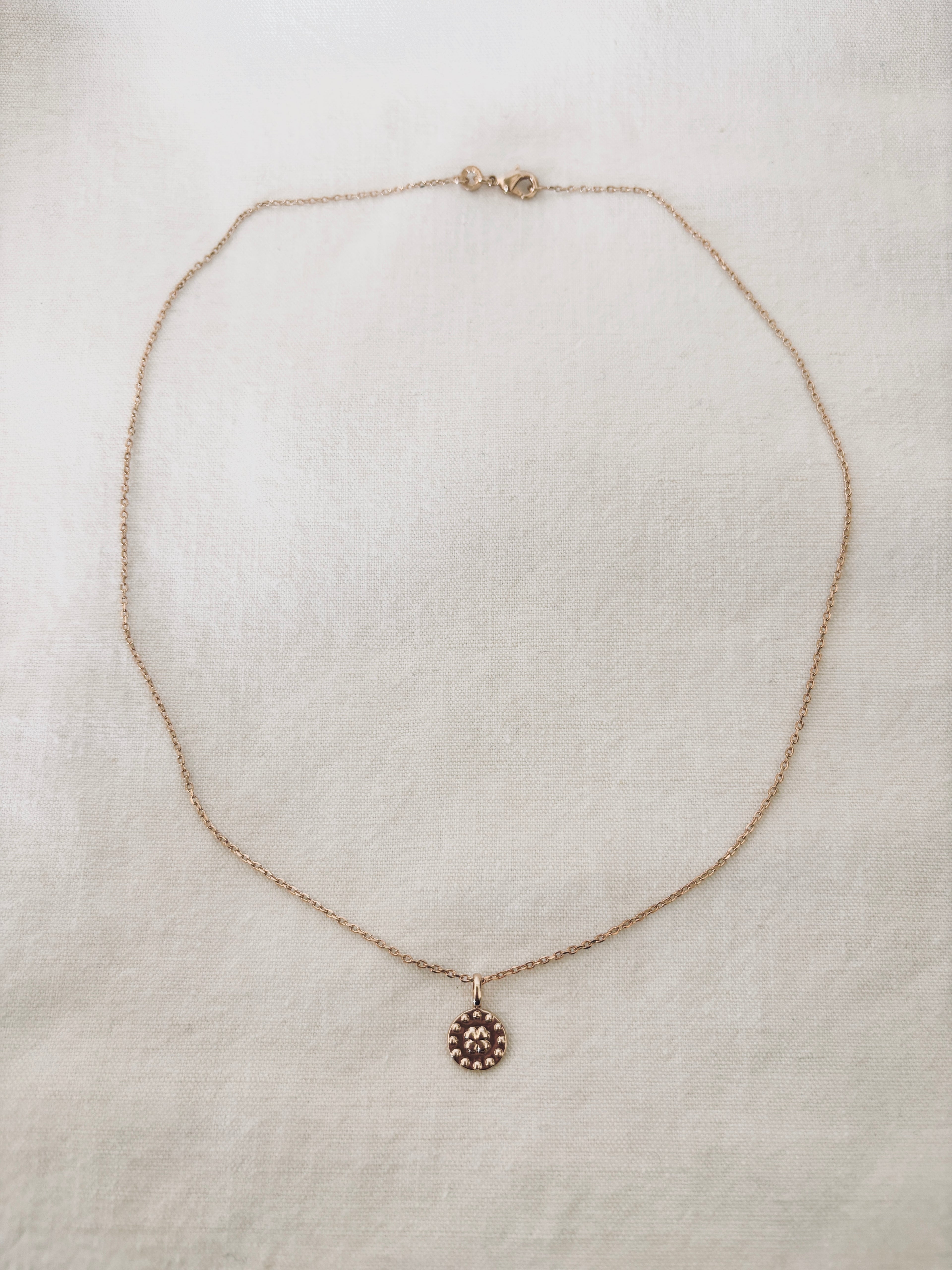 Collier Trèfle Thaïs Plaqué Or