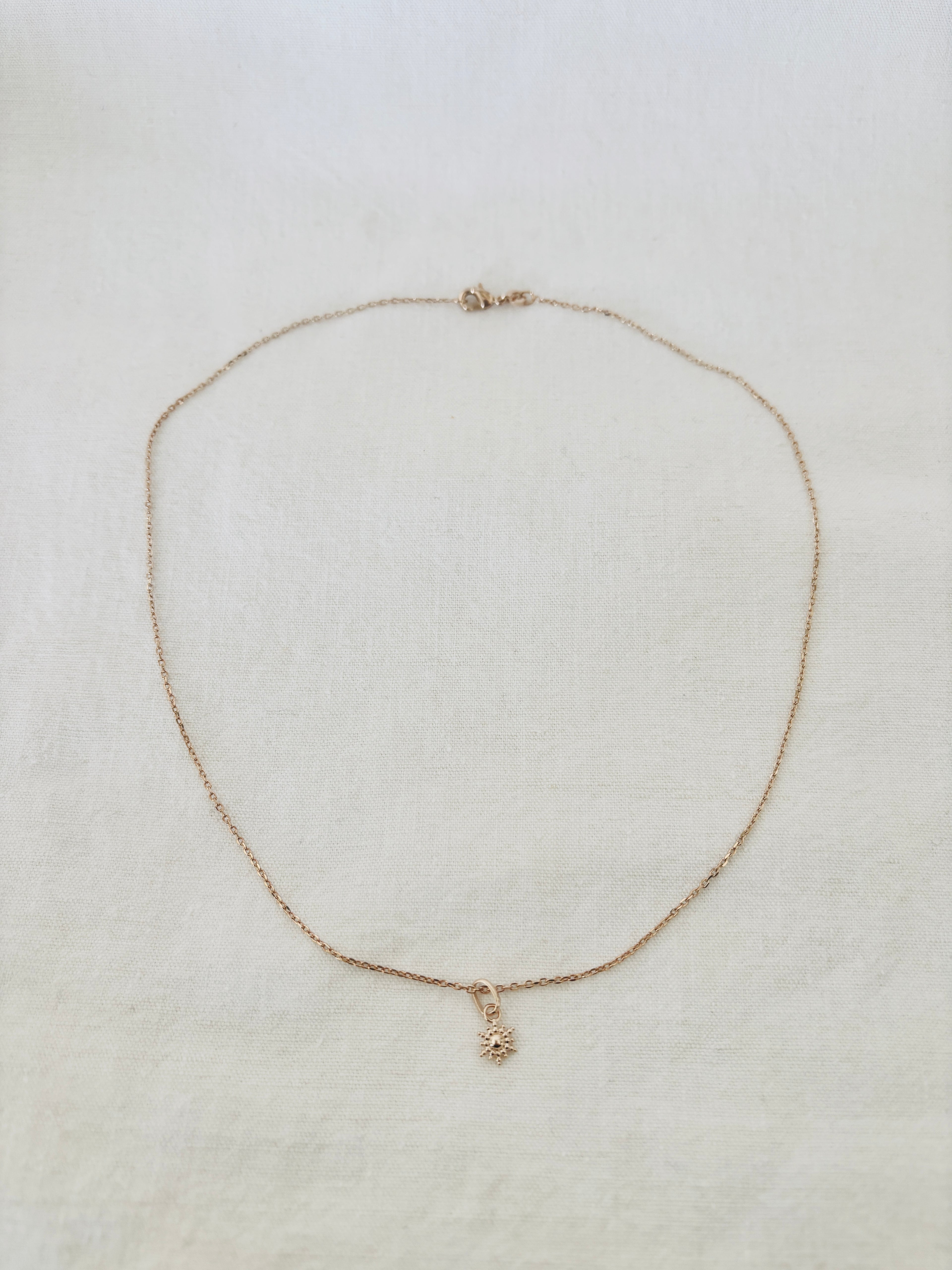 Collier Soleil Solyne Plaqué Or