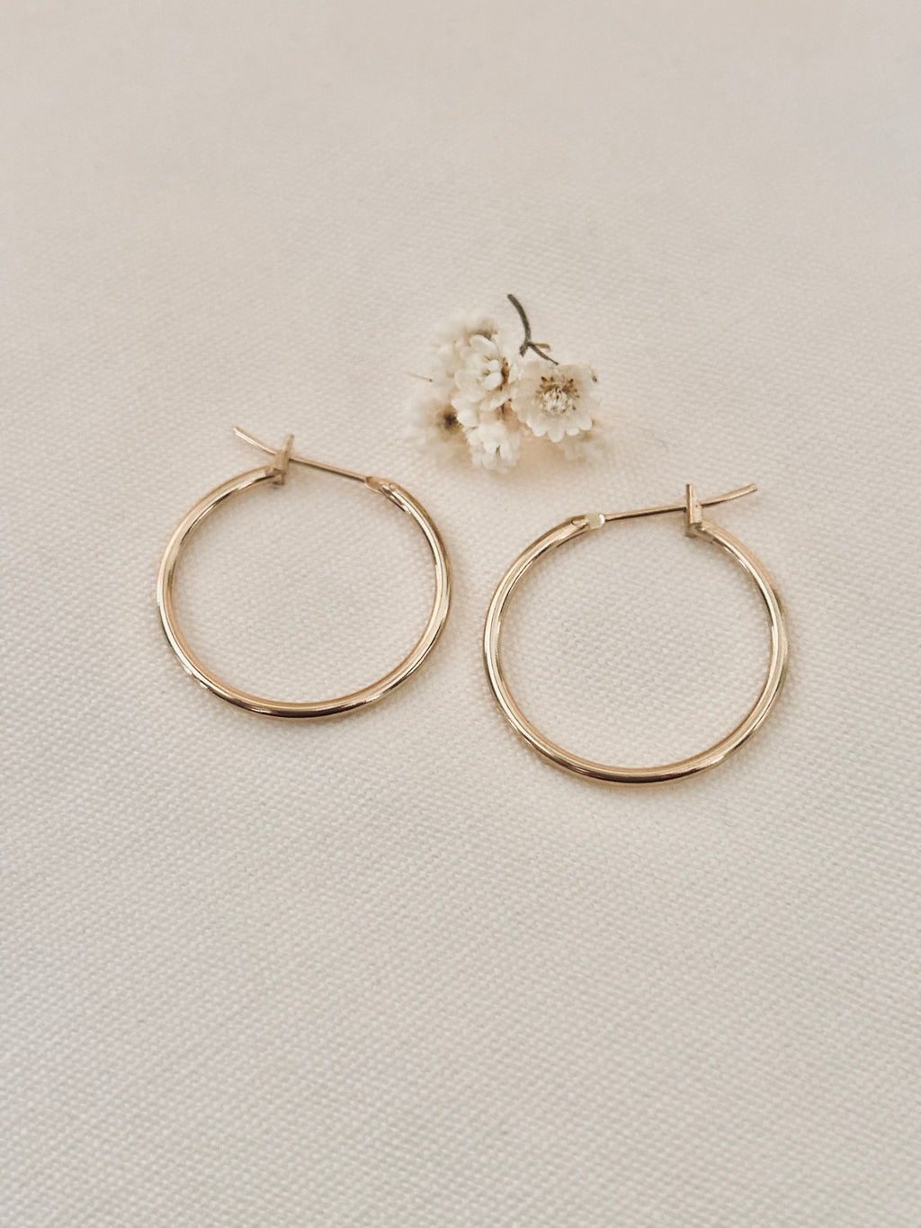 Boucles d'Oreilles Créoles Lou 20 mm Plaqué Or
