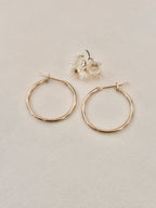 Boucles d'Oreilles Créoles Lou 20 mm Plaqué Or