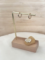 Boucles d'Oreilles Créoles Mini Hortense Plaqué Or