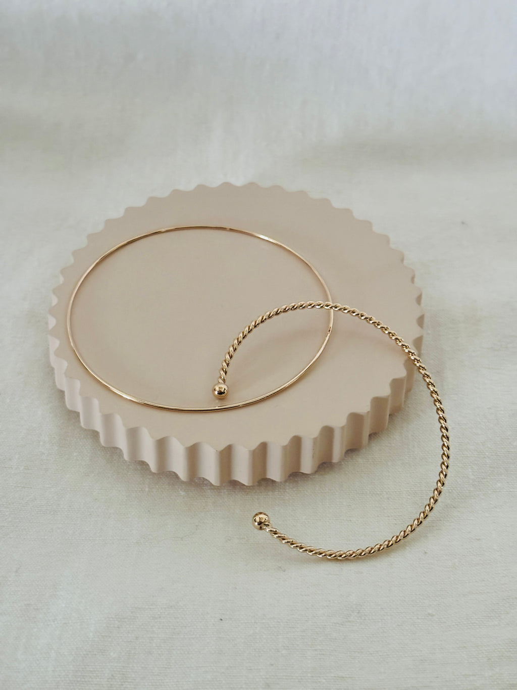 Bracelet Jonc Fin Alice Plaqué Or