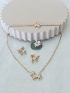 Collier Licorne Lise Plaqué Or