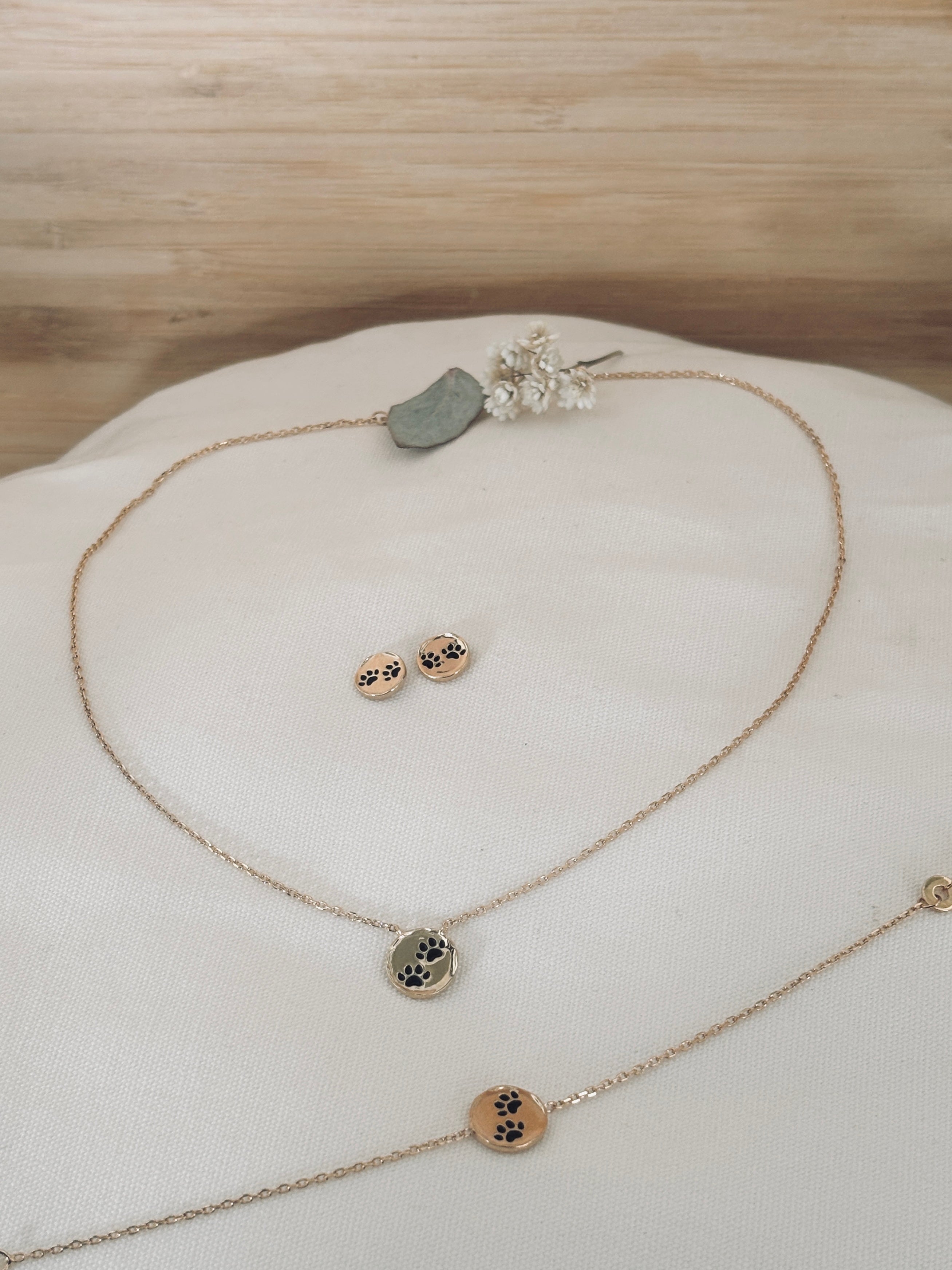 Bracelet Patte De Chien Rita Plaqué Or