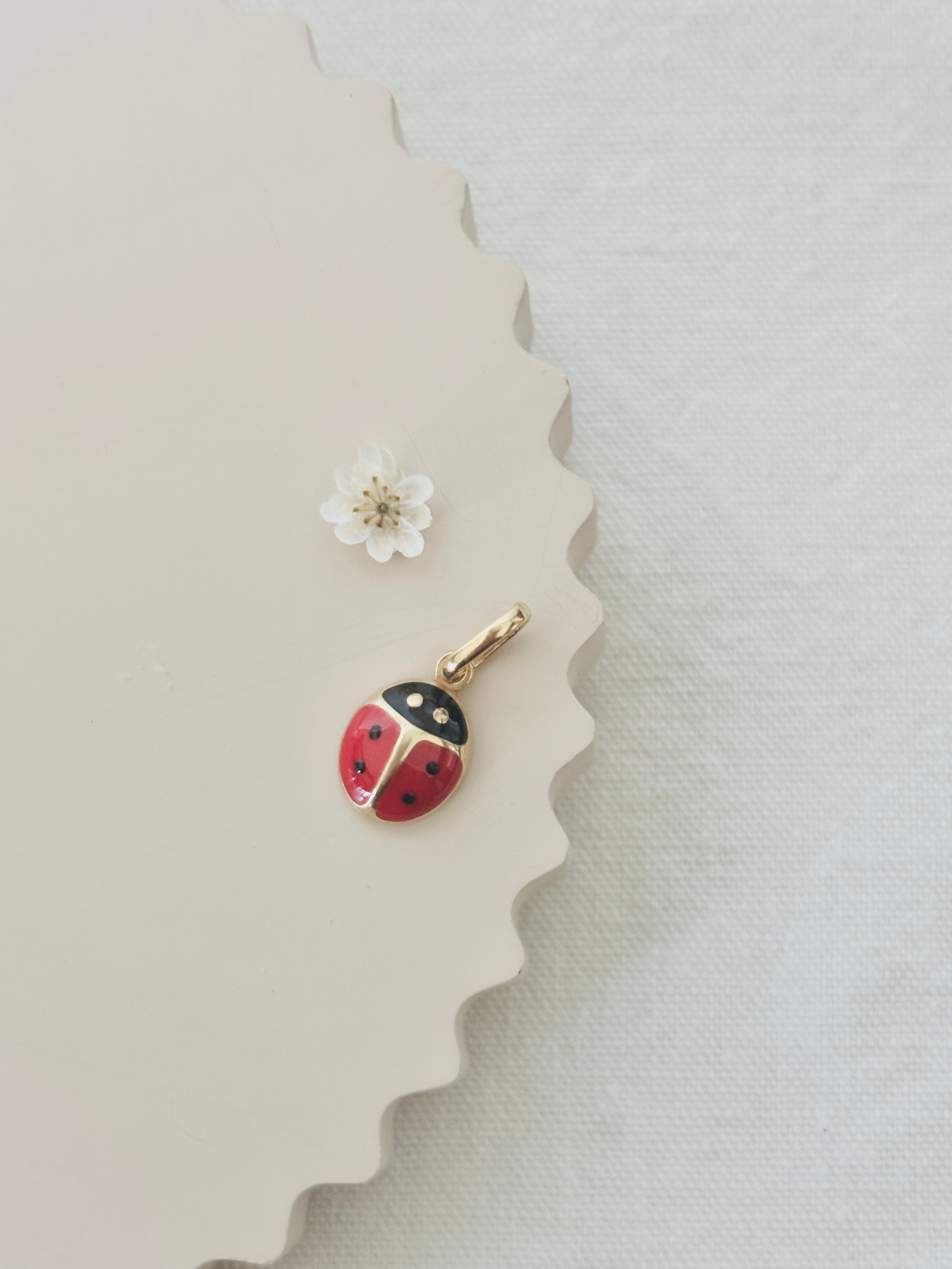 Pendentif Coccinelle Adèle Plaqué Or