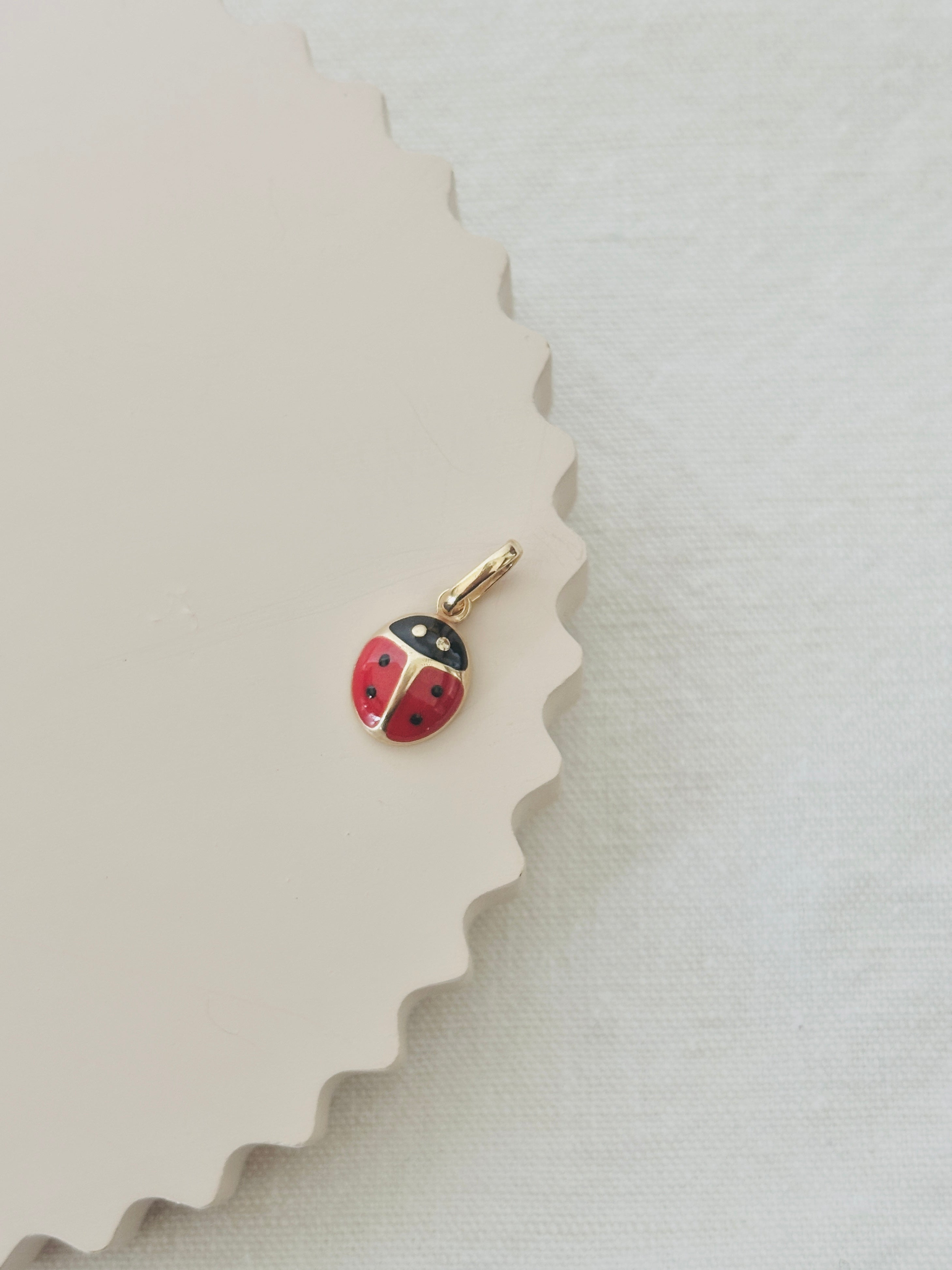 Pendentif Coccinelle Adèle Plaqué Or