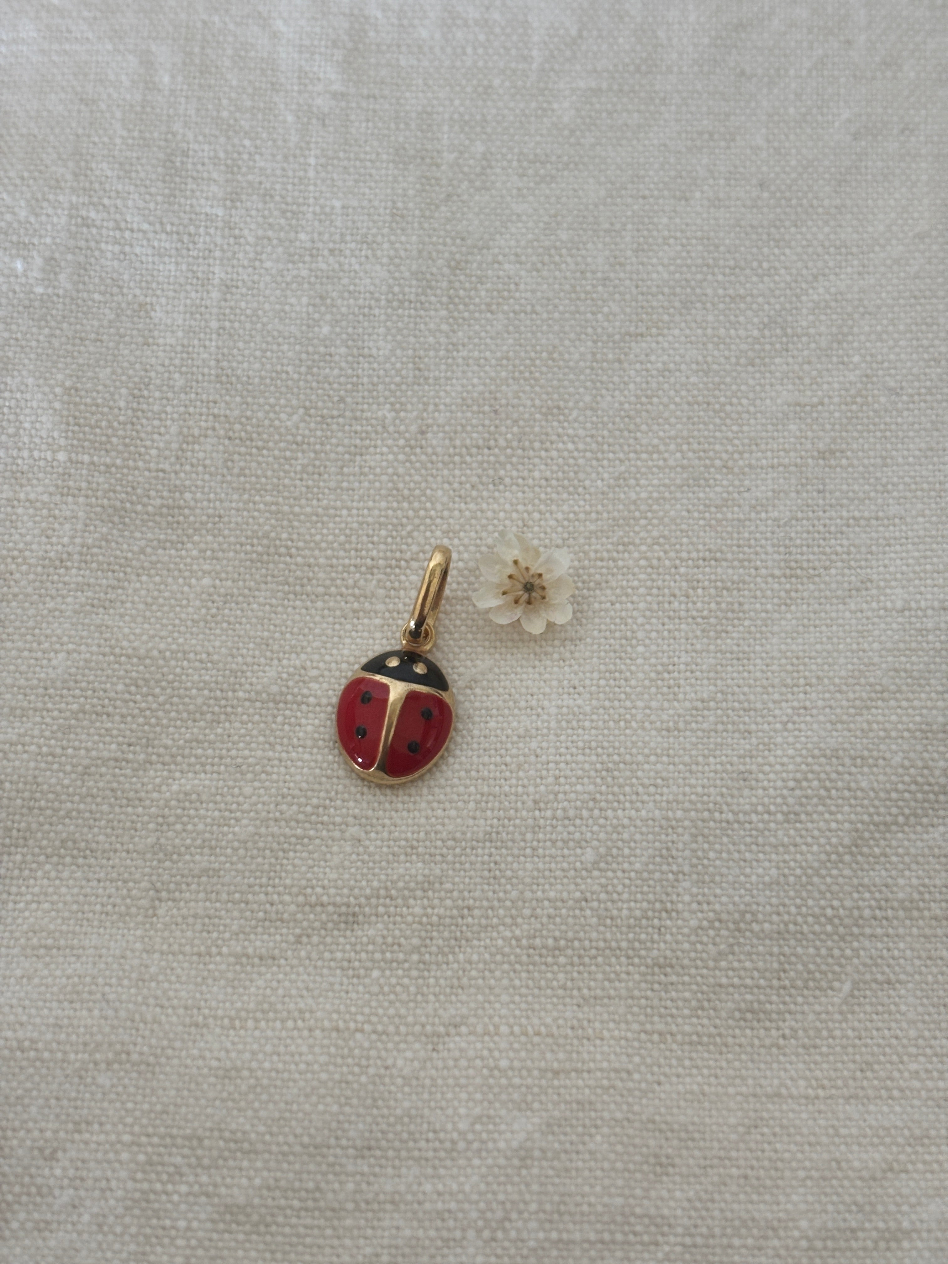 Pendentif Coccinelle Adèle Plaqué Or