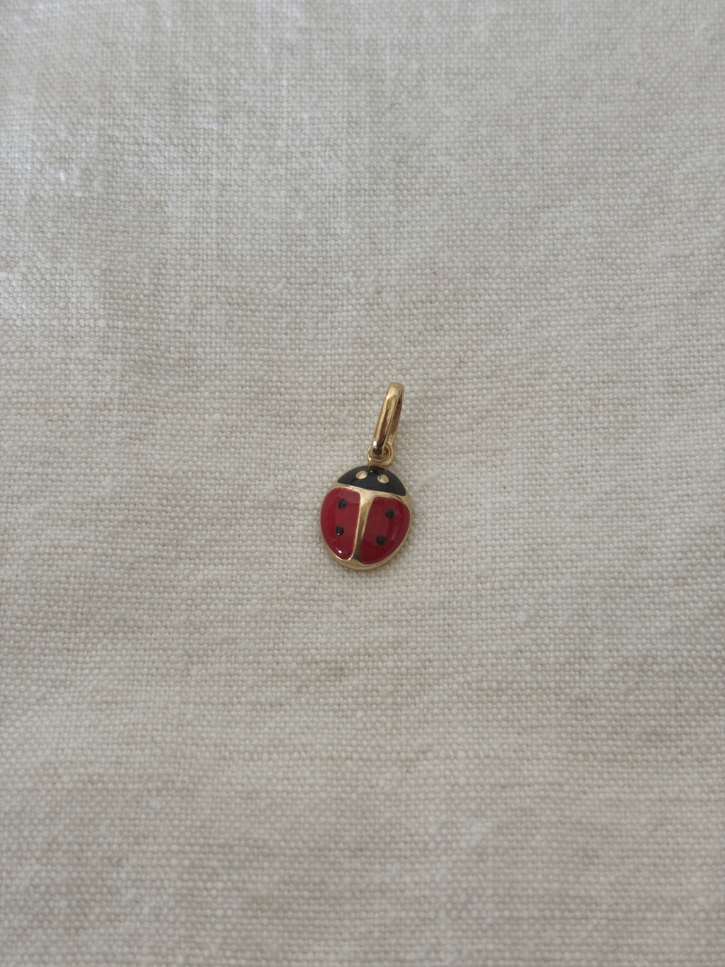 Pendentif Coccinelle Adèle Plaqué Or