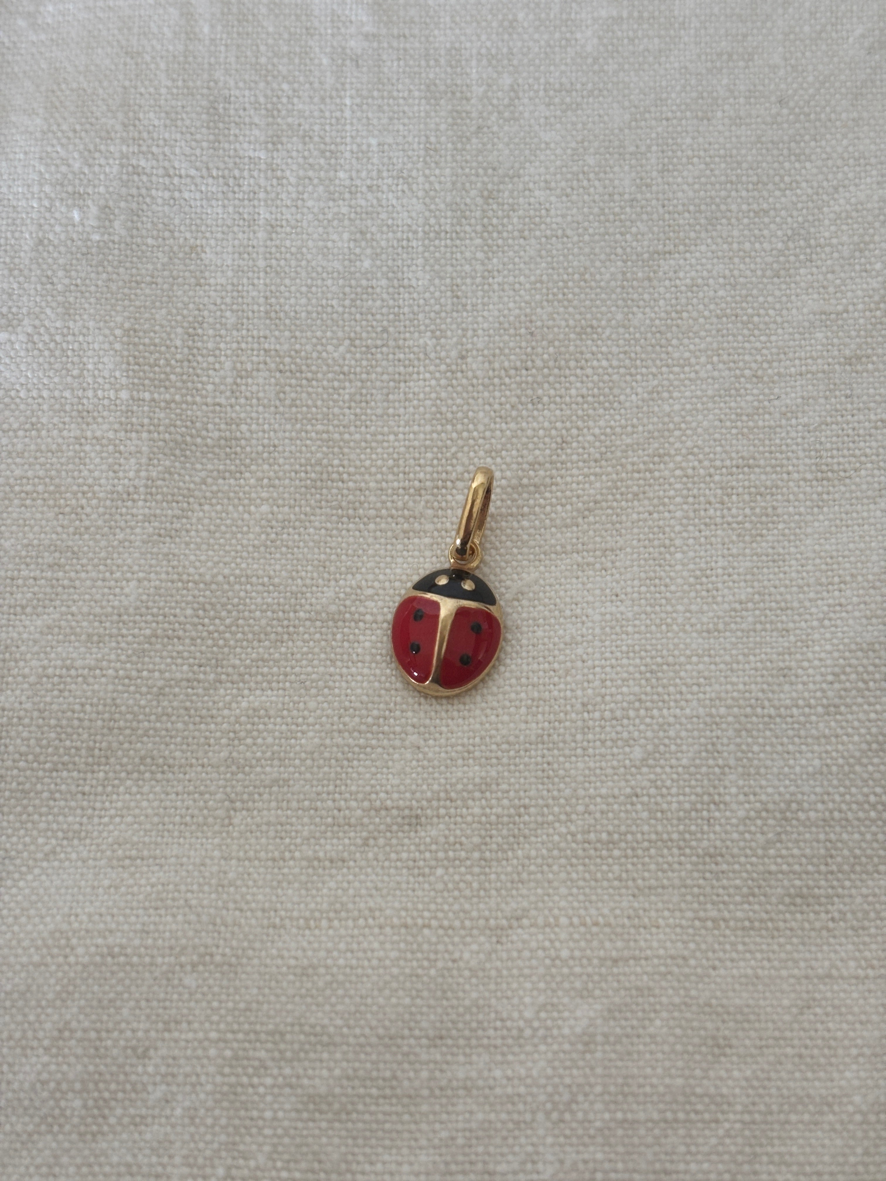 Pendentif Coccinelle Adèle Plaqué Or