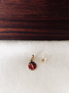 Pendentif Coccinelle Adèle Plaqué Or