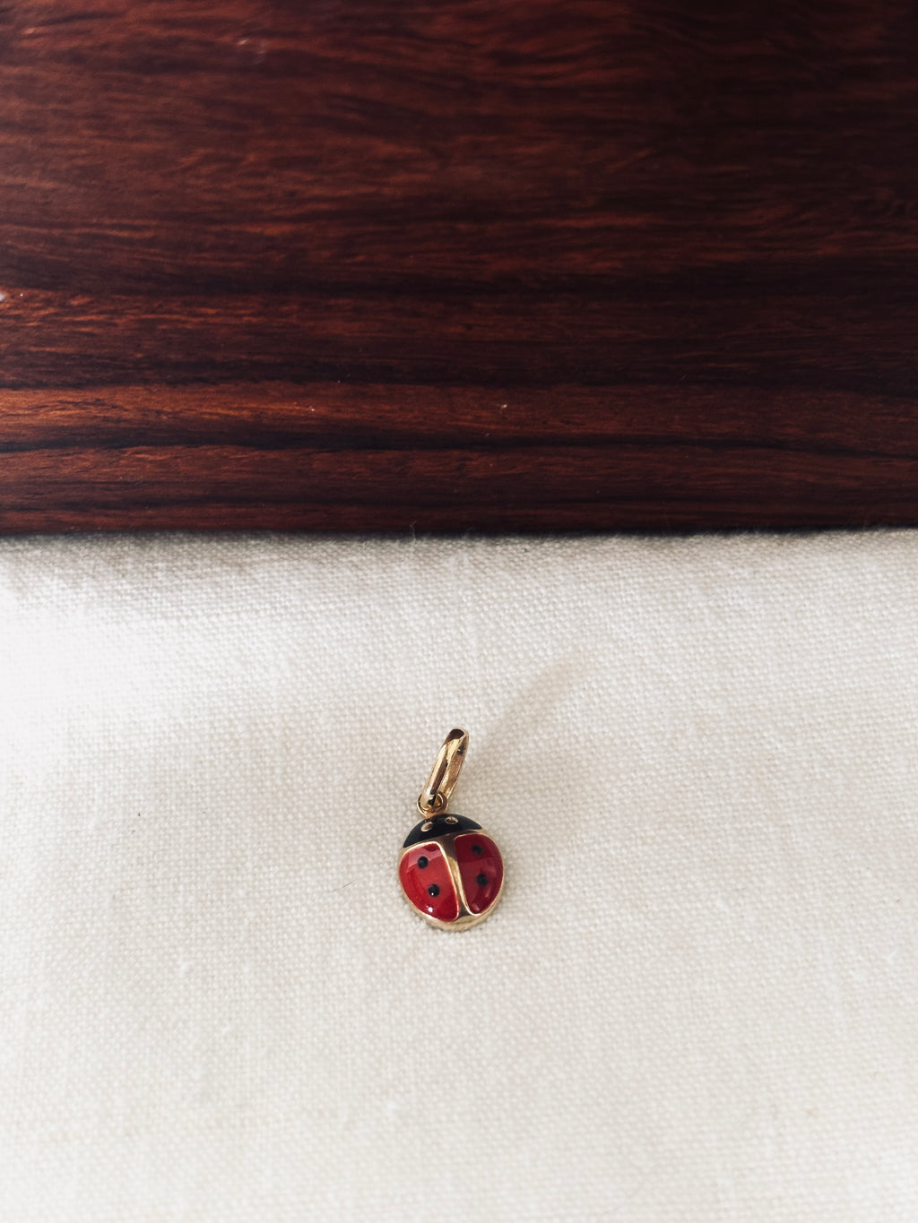 Pendentif Coccinelle Adèle Plaqué Or
