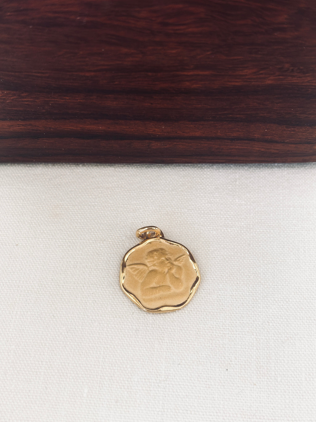 Pendentif Ange Angèle Plaqué Or