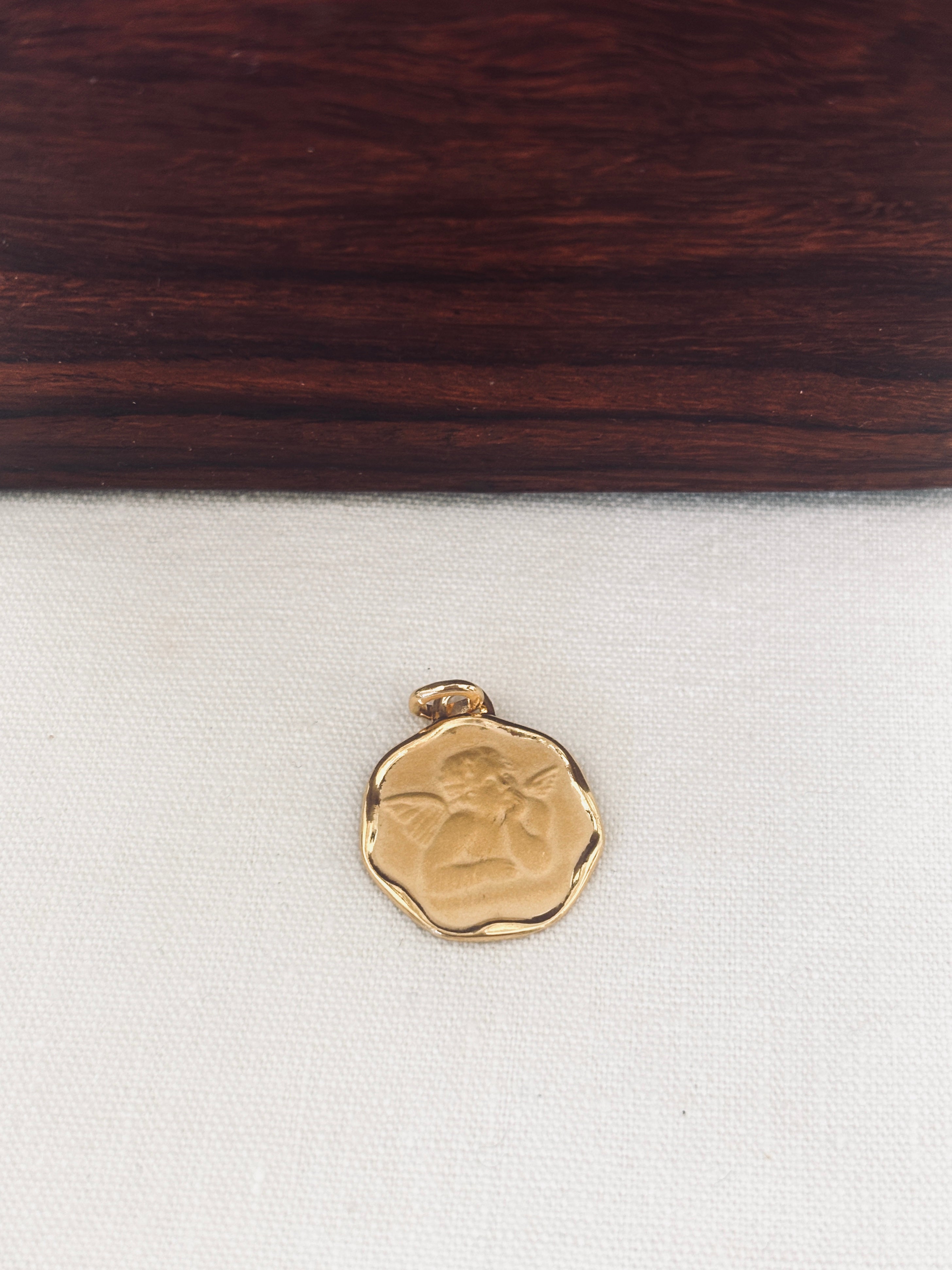 Pendentif Ange Angèle Plaqué Or