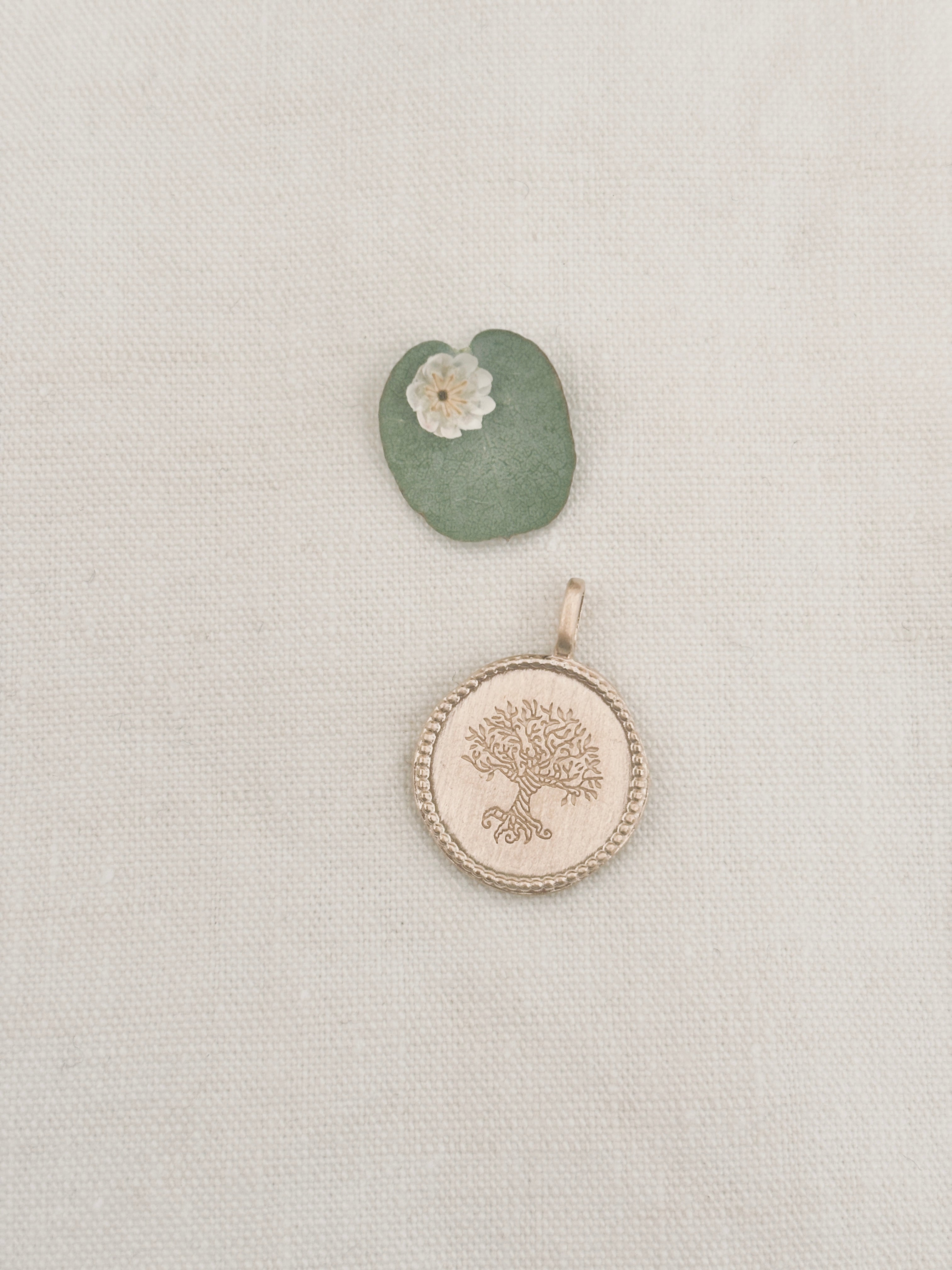 Pendentif Arbre De Vie Ava Plaqué Or
