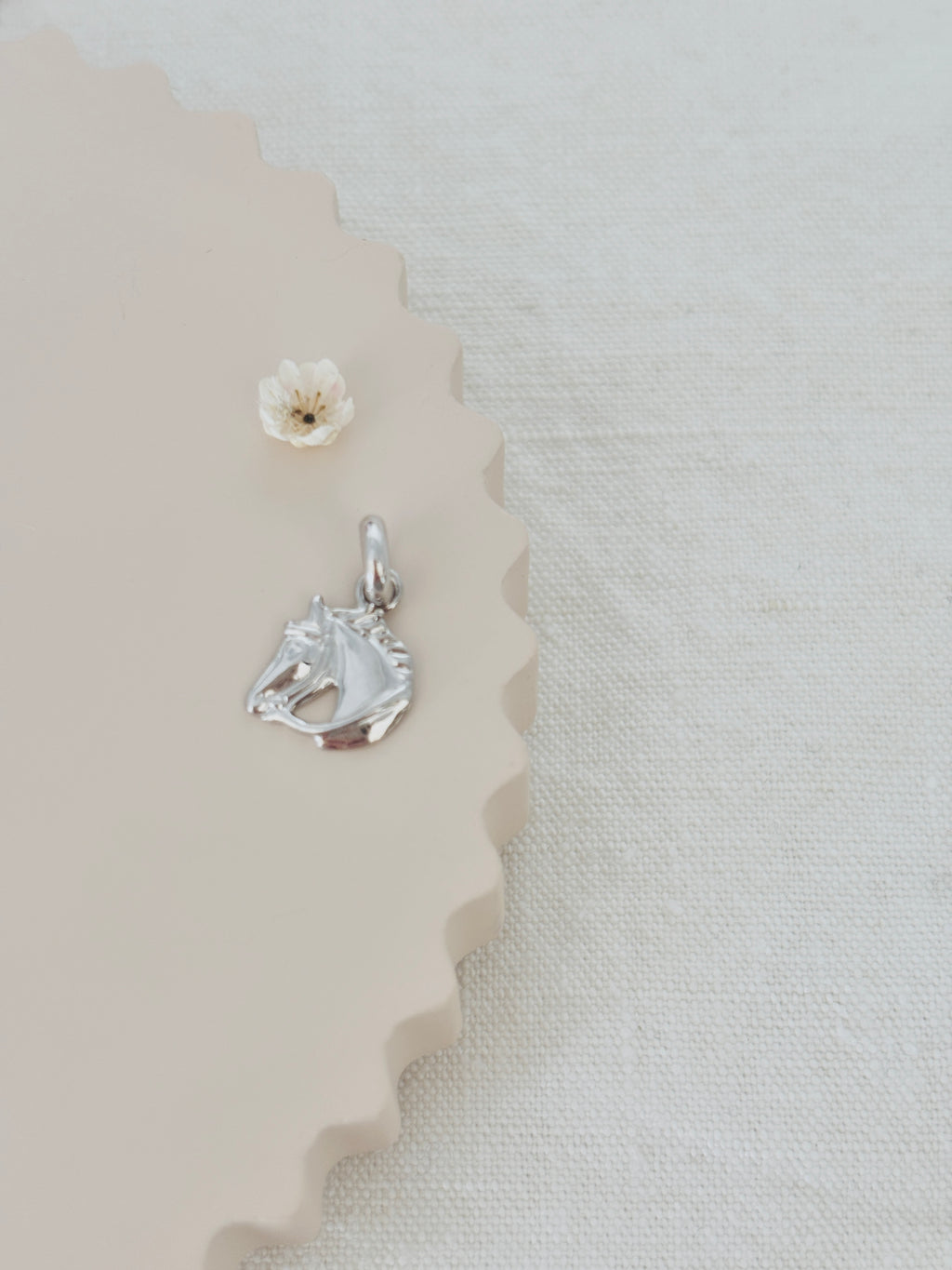 Pendentif Cheval Clarisse Argent