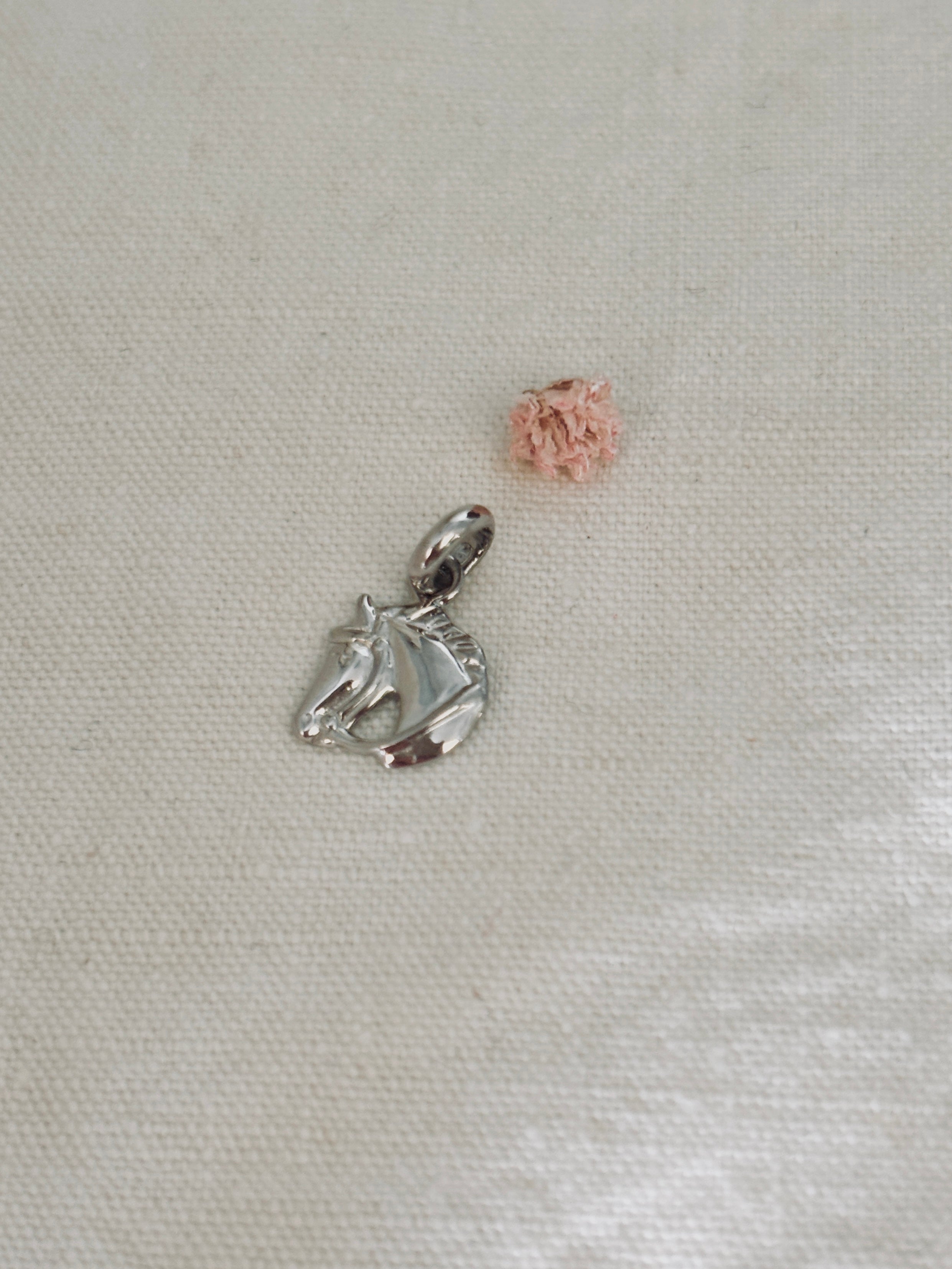 Pendentif Cheval Clarisse Argent