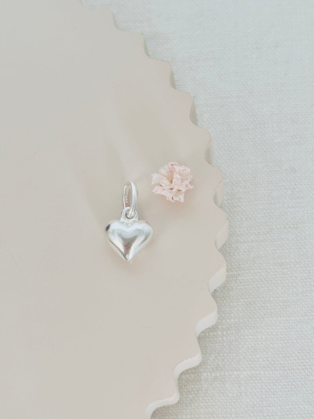 Pendentif Coeur Jade Argent