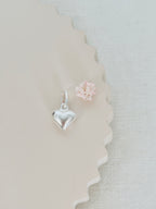Pendentif Coeur Jade Argent
