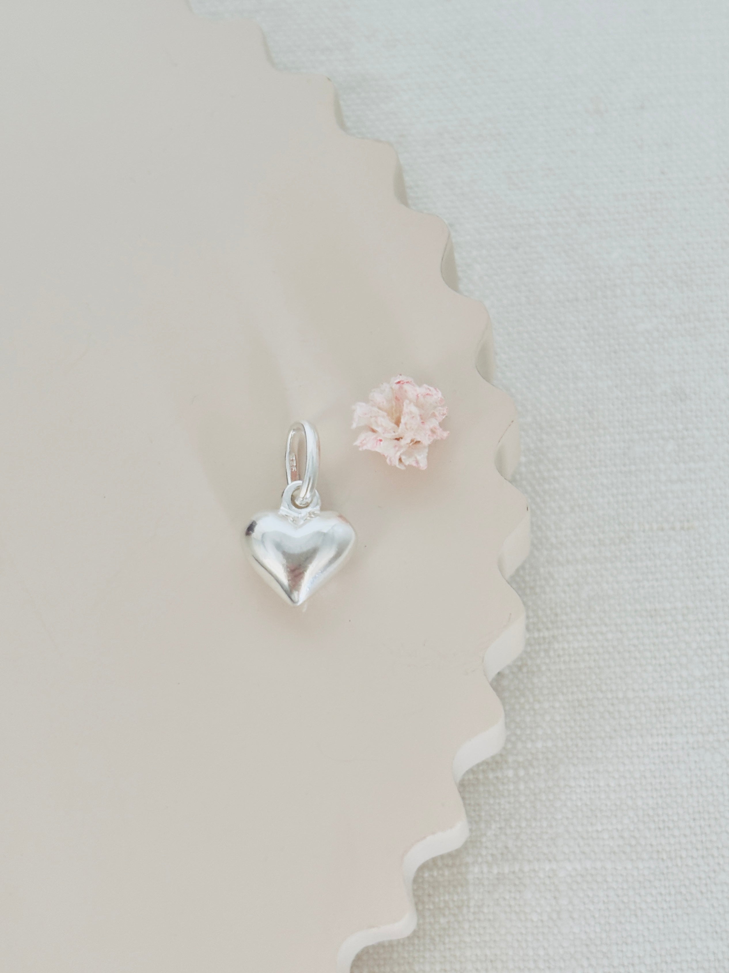Pendentif Coeur Jade Argent