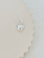 Pendentif Coeur Jade Argent