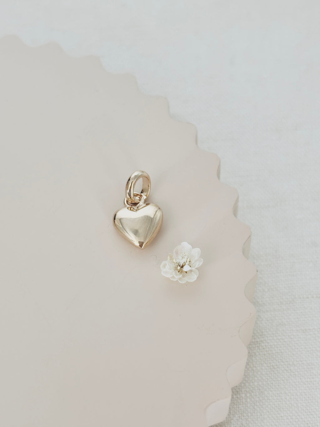 Pendentif Coeur Jade Plaqué Or