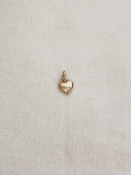 Pendentif Coeur Jade Plaqué Or