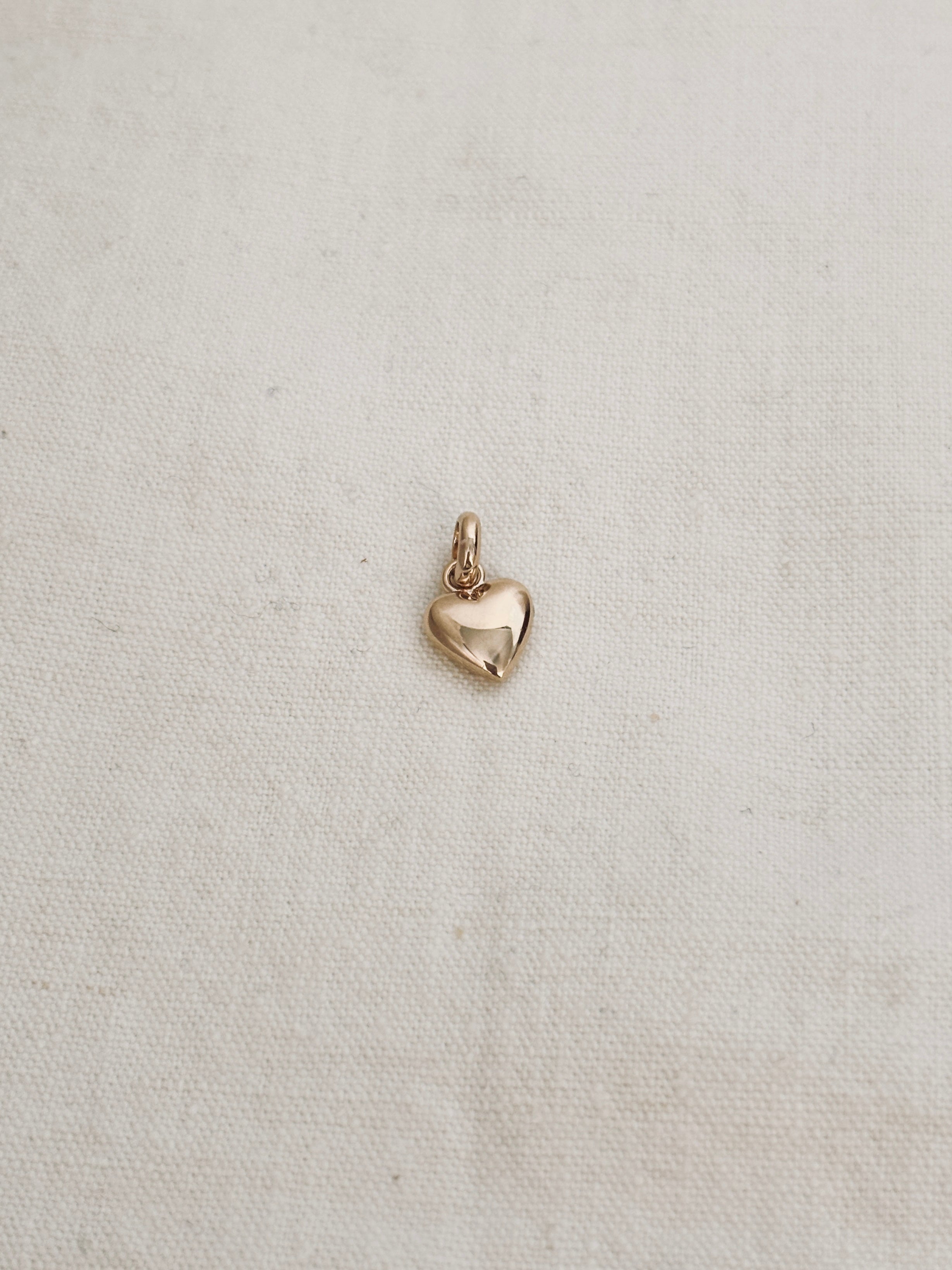 Pendentif Coeur Jade Plaqué Or