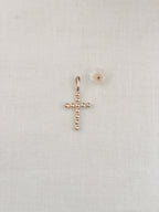 Pendentif Croix Boules Zoé Plaqué Or