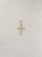 Pendentif Croix Boules Zoé Plaqué Or