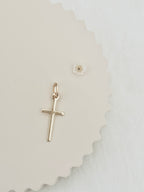 Collier Croix Fine Célie Plaqué Or