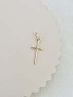 Pendentif Croix Fine Célie Plaqué Or