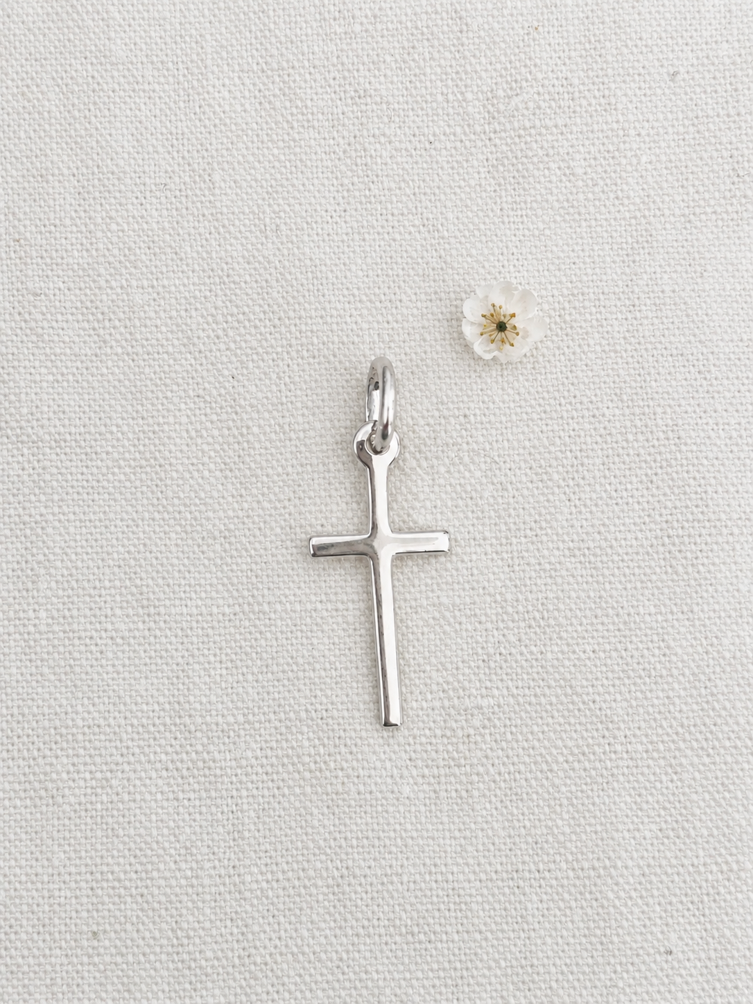 Pendentif Croix Fine Célie Argent