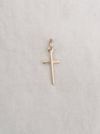 Pendentif Croix Fine Célie Plaqué Or