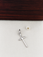 Pendentif Croix Fine Célie Argent